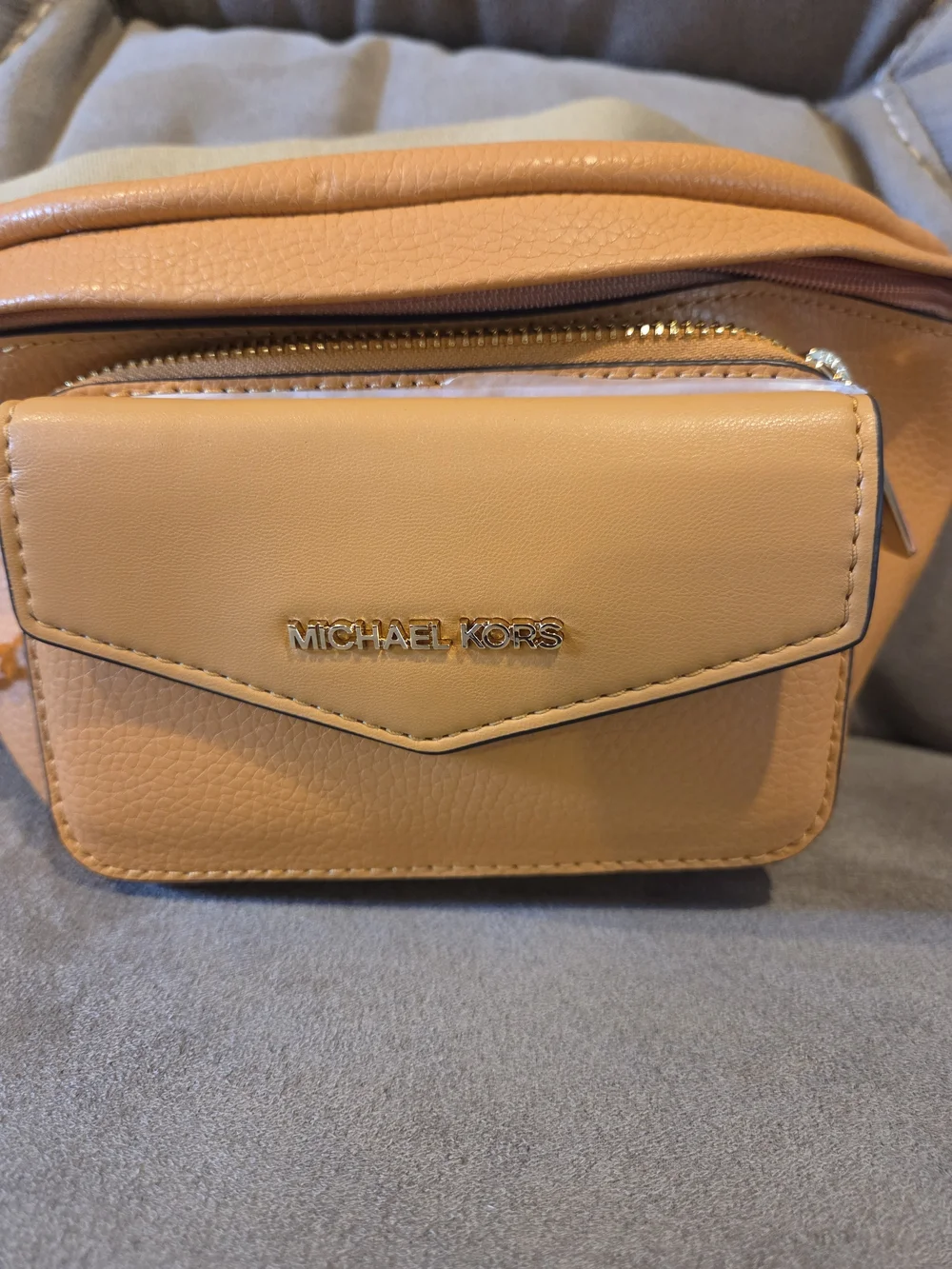 Michael Kors Women’s Tan Leather Belt Bag